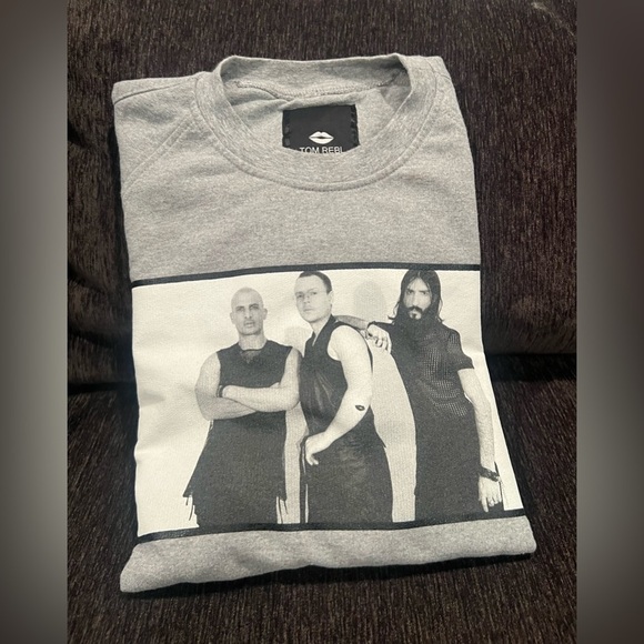 TOM RBL men gray long sleeve crew neck sweatshirt/size M - Picture 1 of 6